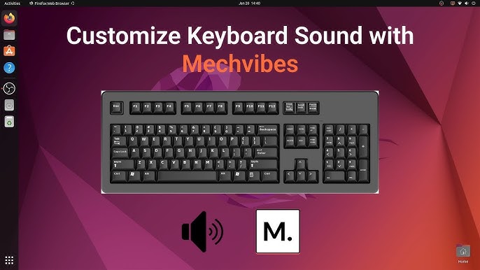 What types of keyboard sounds does Mechvibes offer?